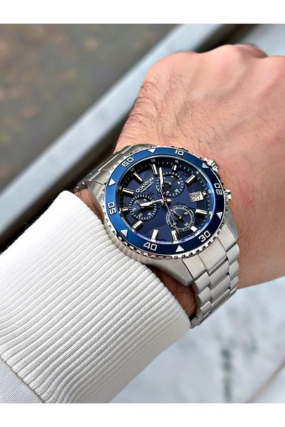 Quantum Functions Active 10 Atm Waterproof Steel Band Steel Case Men Wristwatch 1160390