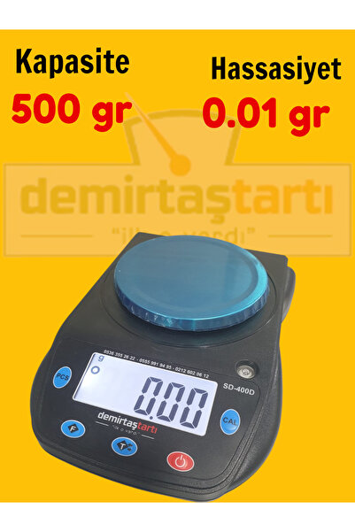 Demirtaş Tartı SF400D Dijital Hassas Kuyumcu Terazisi 0,01 Gr Hassasiyetli 60...