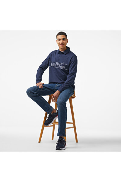 Nautica Erkek Mavi Denim Pantolon