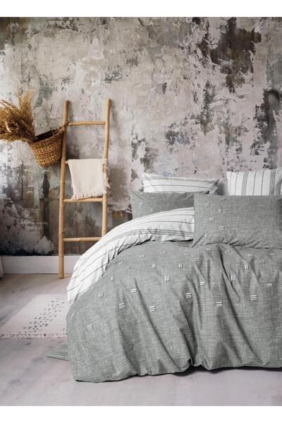 BilfolD Klein Embroidered Double Nev Set Patara Gray