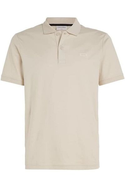 Calvin Klein Khaki Polo Neck Men's T-Shirt - Organic Cotton, Polo Neck, Brand Logo K10K 111657 -Raj