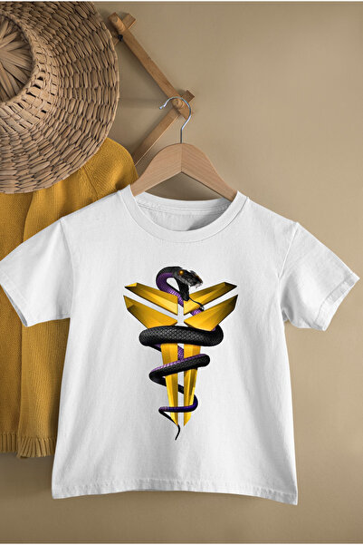 MAGORS KOBE BRYANT BASKILI BİSİKLET YAKA KISA KOLLU PAMUKLU ÇOCUK TSHIRT
