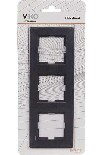 STOREMAX Svticaret Novella Black Triple Frame Mhm 1053513