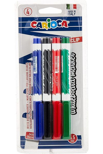 STOREMAX Oskyshopx 4-Color Whiteboard Pen with 4-Blister, 4.5 mm Brkjx 842385
