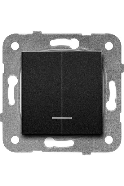 STOREMAX Gkcx Nt Black Child Protection Light Commutator - Mechanism, Button Cover and Quick-Connect
