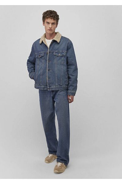 Mavi Ανδρικό μπουφάν Zander Indigo Jean - Sherpa Classic Denim, M0111214-88557