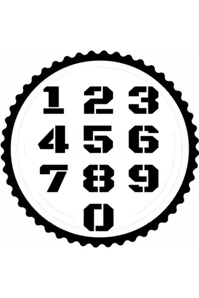 Generic Brand Phone Keys Design Sticker 40 X 40 cm