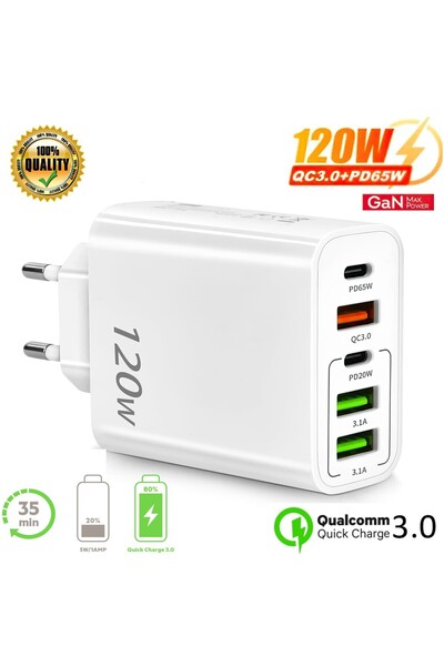 TMAX 5İN1 ULTRA HIZLI 120W TURBO ŞARJ ALETİ
