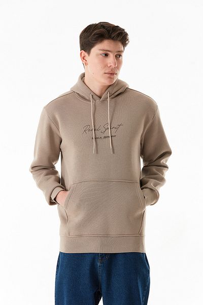 Fulla Moda Φούτερ με κουκούλα με 3 κλωστές