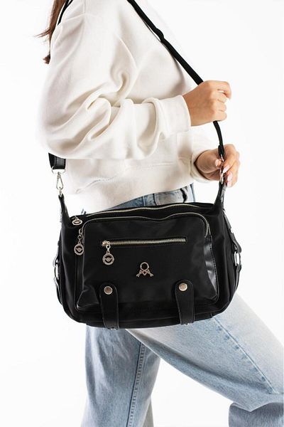 Baginn Geantă de damă, cu curea încrucișată, din piele vegană, de umăr, 32*22 cm, geantă mega din piele artificială