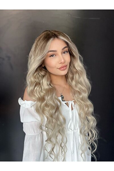 Suzan Peruk Hayalet Tül peruklar %100 gerçek doğal saç+Yapıştırıcı bant hediy...