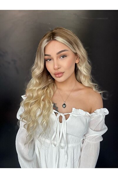 Suzan Peruk Hayalet Tül peruklar %100 gerçek doğal saç+Yapıştırıcı bant hediy...