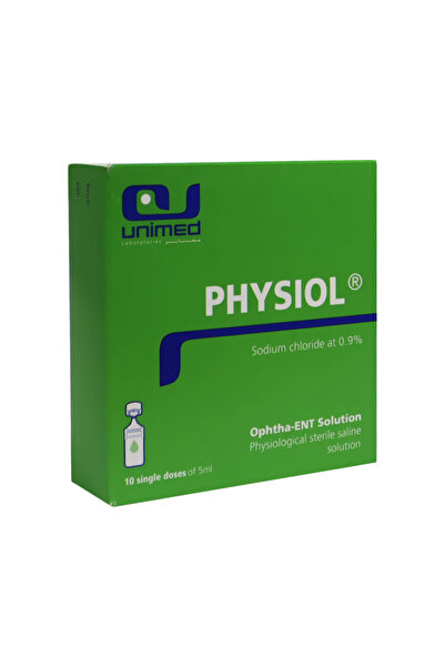UNIMED محلول فيزيول 5 مل Udv 10S