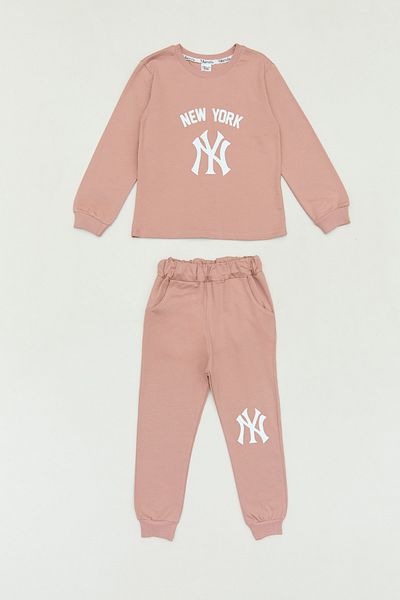 Fulla Moda Ny Κεντημένο γιλέκο 3 τεμαχίων Jogger για αγόρια