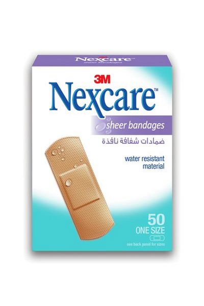 Nexcare Sheer Bandages 50'S