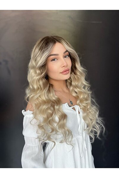 Suzan Peruk Hayalet Tül peruklar %100 gerçek doğal saç+Yapıştırıcı bant hediy...