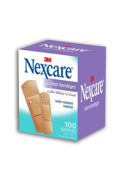 Nexcare Sheer Band Asrt 100S