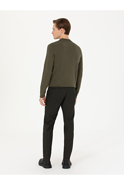 Cacharel Haki Slim Fit Kanvas Pantolon 50277668-VR027