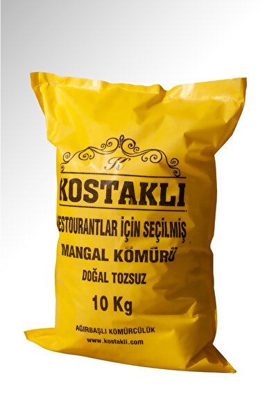 Kostaklı Meşe Mangal Kömürü Restoranlar Için Seçilmiş 10 Kg