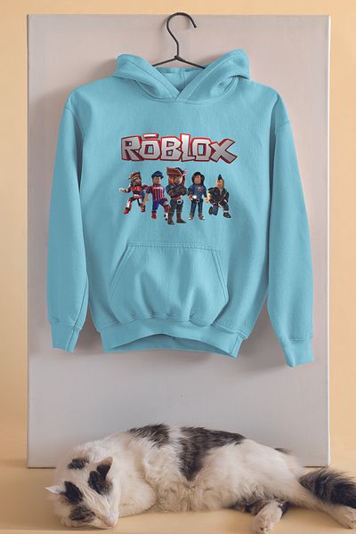 ADA BEBEK ÇOCUK Hanorac pentru copii oversize cu imprimeu Roblox unisex