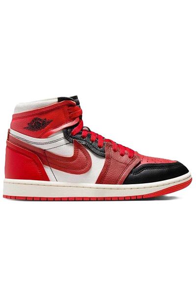 Nike Unisex Air Jordan 1 High Sneaker - Αληθινά Κολονισμένα Κόκκινα Δερμάτινα Αθλητικά Παπούτσια