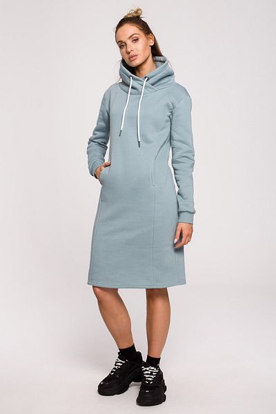 Made of Emotion Dress with a high collar