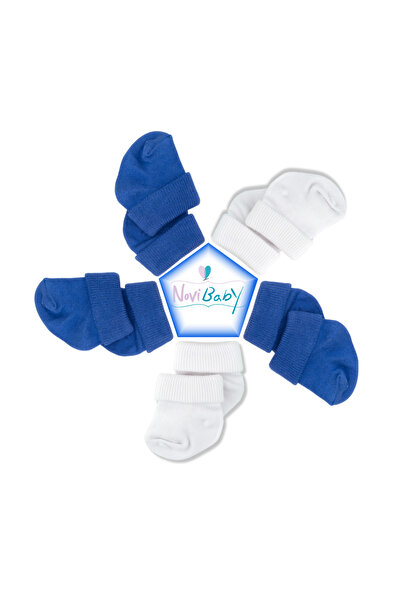 Novibaby 5-Piece Bamboo Newborn Baby Socks I Brave Boy I Baby Girl Boy Socks