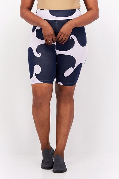 adidas x Marimekko Women Sportswear Fit Training Bike Shorts, Navy Blue