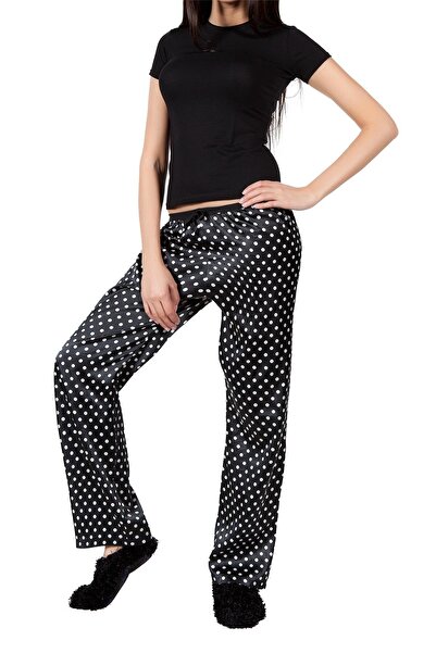 Miorre Pantaloni de pijama din satin - Design cu buline