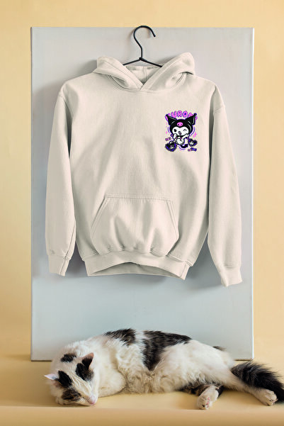 MYADA Φούτερ με κουκούλα σε στάμπα Kuromi