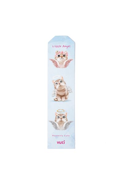 VUKİ Cat Patterned Paper Bookmark