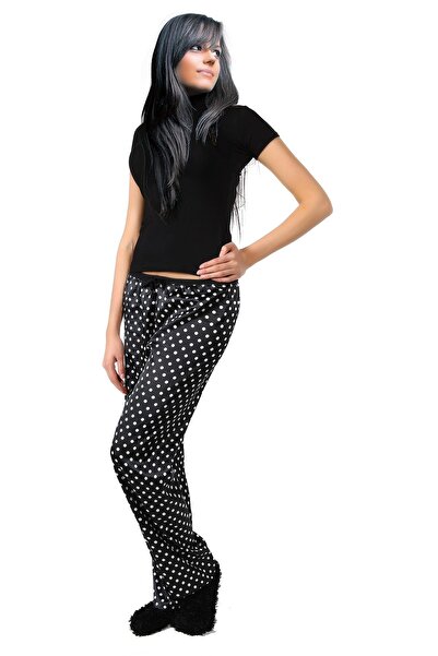 Miorre Pantaloni de pijama din satin - Design cu buline