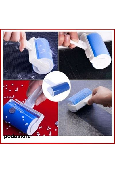 podastore Washable Silicone Lint Roller – No More Clothes or Pet Hair