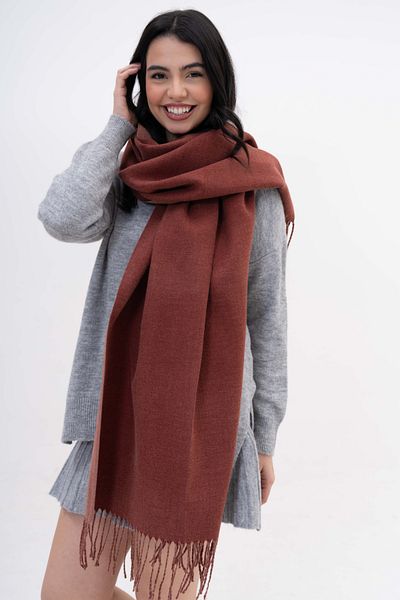 FENZA SCARF ALESSI șal de iarnă cu amestec dublu lână-acril