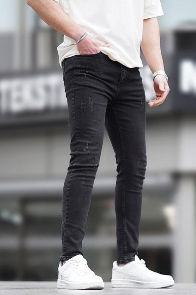 Madmext Skinny Fit Μαύρο Ανδρικό Jean 5712