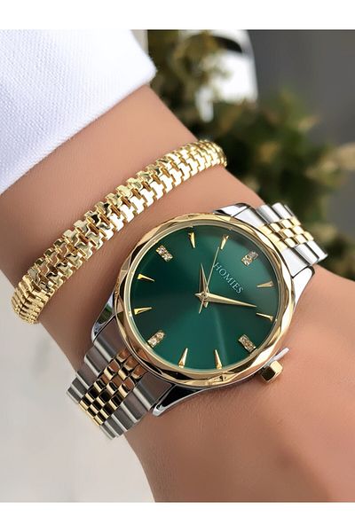 Homies Original Invoice Waterproof Women's Wrist Watch with Bracelet Gift