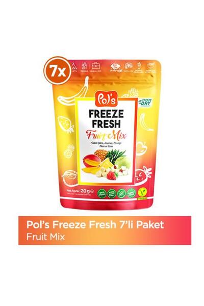 Pol's Freeze Fresh Fruit Mix 20 G X 7 Adet
