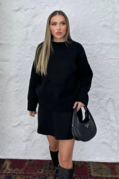 My Blog Fekete Malmo szoknya kötöttáru szett- 609050