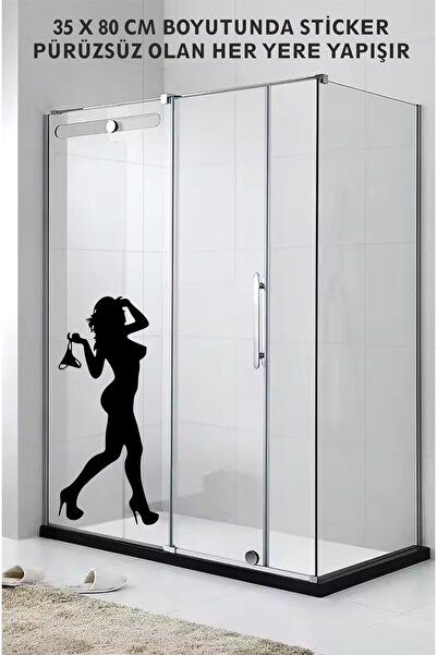 3M Duşakabin Sticker / Kadın Sticker / Kadın Sticker / Cam Sticker / Duvar St...