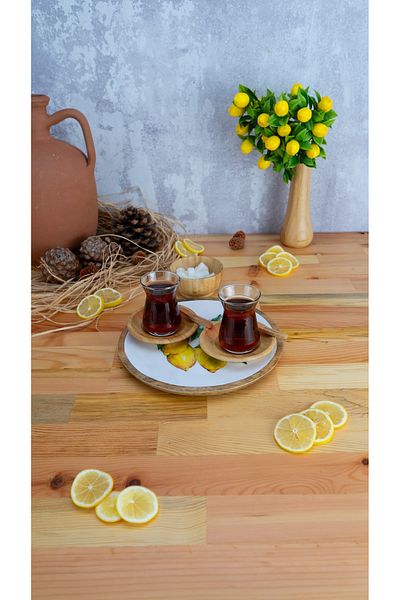 Bambum Kangaroo Round Tray Lemon