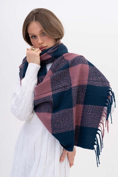 FENZA SCARF ABBEY KARE MODEL LANA-MIXTĂ ACRILOĂ BĂRĂ CU MODEL
