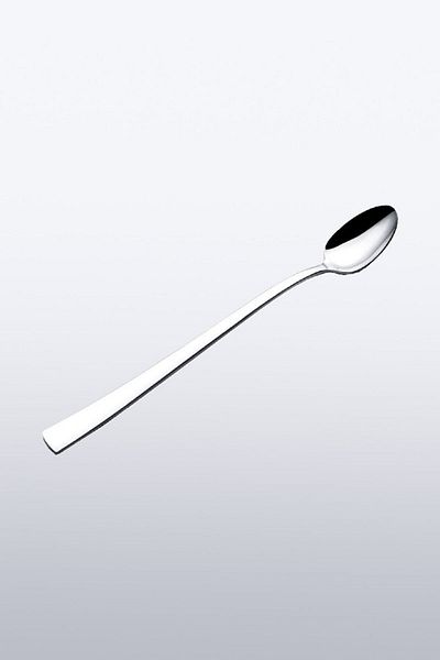 Nehir Long Mocca Latte Cocktail Spoon - Steel Coffee Pot, Single Pack