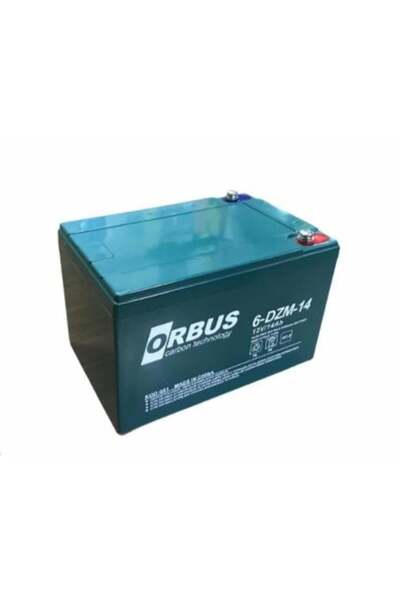 ORBUS 12v 14 Ah Elektrikli Bisiklet Aküsü Deep Cycle (150*97*95) (4.3 KG)
