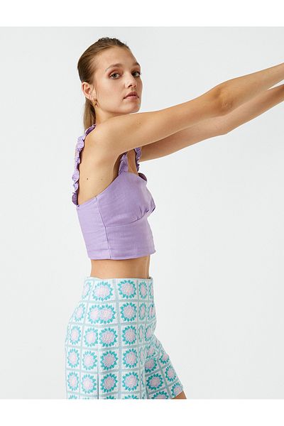Koton Bustier aus Leinenmischung
