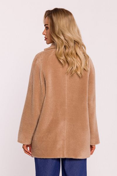 Made of Emotion Krátký oversized kabát se zapínáním na knoflík