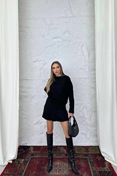 My Blog Fekete Malmo szoknya kötöttáru szett- 609050