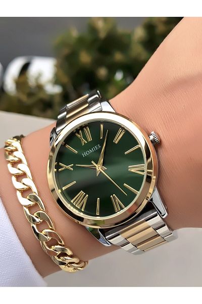 Homies Original Invoice Waterproof Women's Wrist Watch with Bracelet Gift