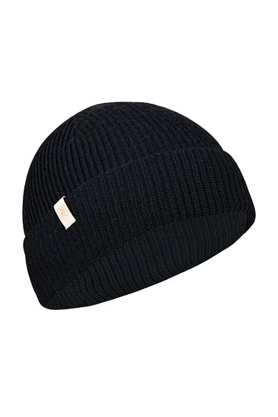 NORFOLK Norwick - Child Black Merino Wool, 70% Beret