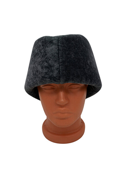 AbbasShop Hakiki Deri Kalpak Gerçek Deri Kuvayi Milliye Kafkas Kalpağı Gri Re...