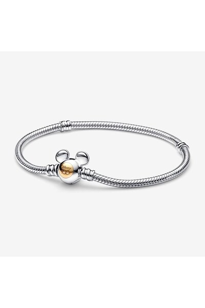 Pandora Disney 100. Yıl Dönümü Anları Yılan Zincir Bileklik 592514C00-15cm